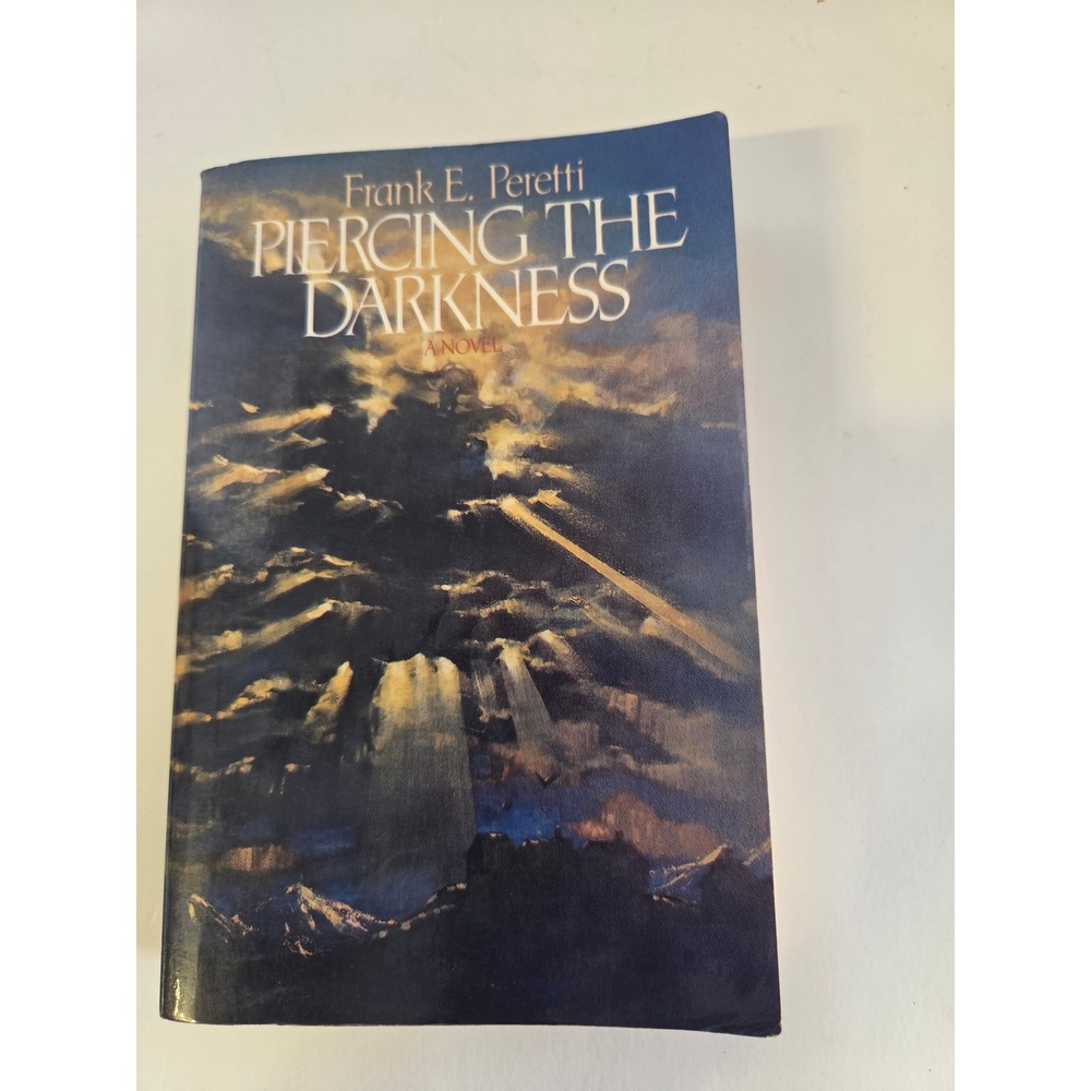 Piercing the Darkness Frank E Peretti Softcover Christian Fiction Crossway Books